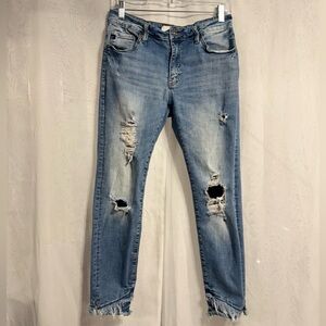 Distressed Blue Jeans for Women size 13
